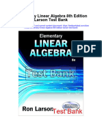 Ebook Elementary Linear Algebra 8Th Edition Larson Test Bank Full Chapter PDF