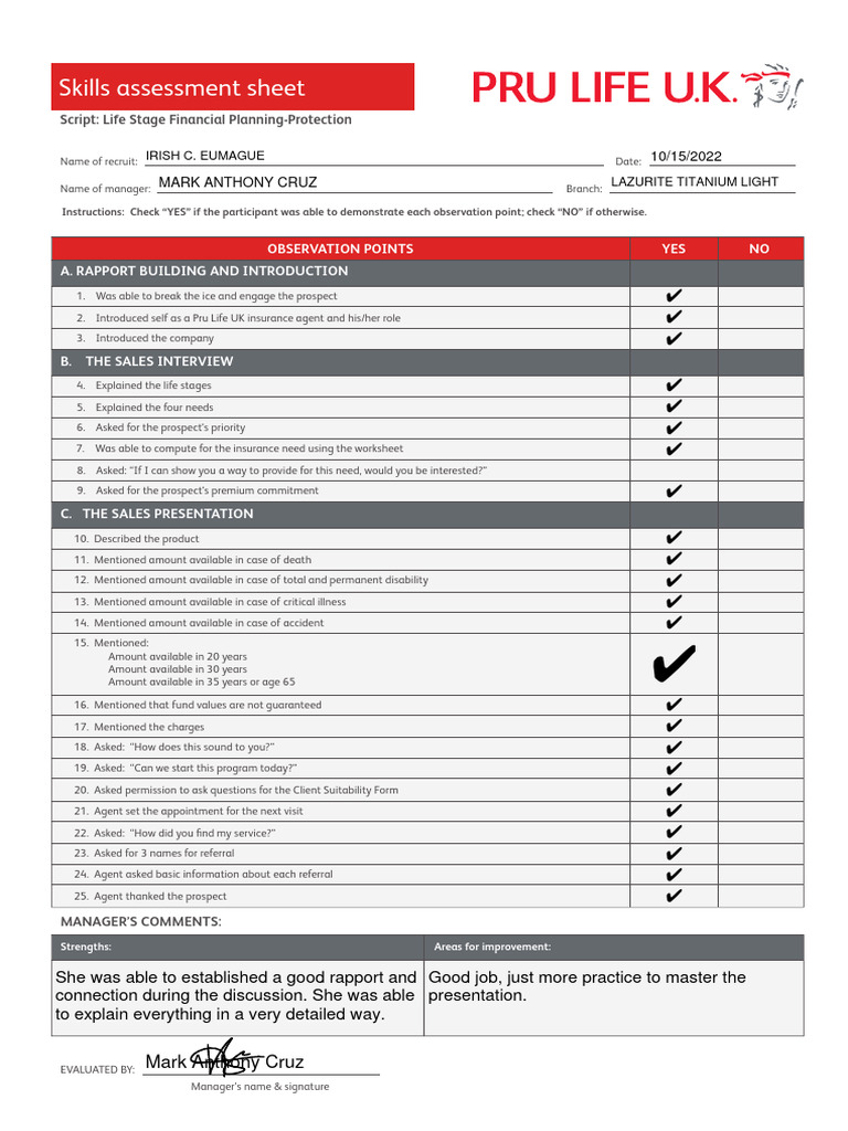 Life+Stage+Financial+Planning+Assessment+Sheet PDF Insurance