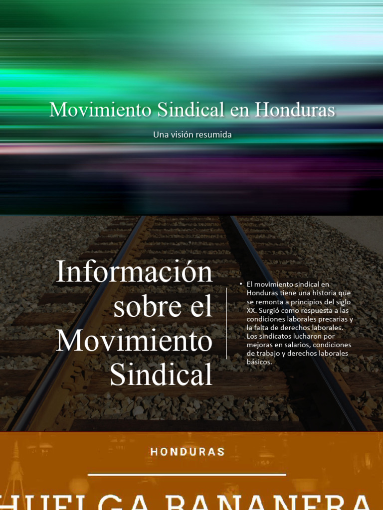 Movimiento Sindical en Honduras | PDF | Sindicato | Derecho laboral