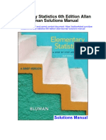 Ebook Elementary Statistics 6Th Edition Allan Bluman Solutions Manual Full Chapter PDF