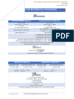 Resumão de Matemática Financeira