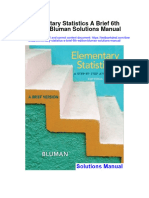 Ebook Elementary Statistics A Brief 6Th Edition Bluman Solutions Manual Full Chapter PDF
