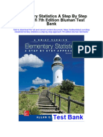 Ebook Elementary Statistics A Step by Step Approach 7Th Edition Bluman Test Bank Full Chapter PDF