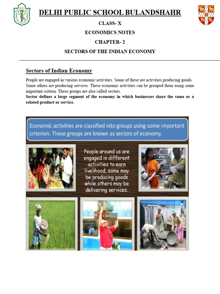 Sectors of the Indian Economy Explained | PDF | Employment | Overtime