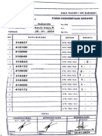 Orderan Manual Toko Hendri Babatan 1