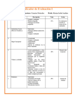 Indicador de Evaluación IEM I Parcial