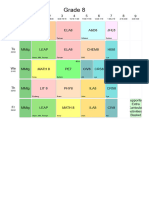 Timetable - Grade 8