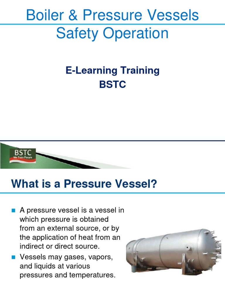 Boiler & Pressure Vessel Safety Training | PDF | Boiler | Water Heating