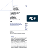 Cth artikel Final Efficacy and Cost Analysis of a Fish Skin Graft vs Standard of Care in the Management of Chronic Diabetic Foot Ulcers: A Prospective, Multicenter, Randomized Controlled Clinical Trial