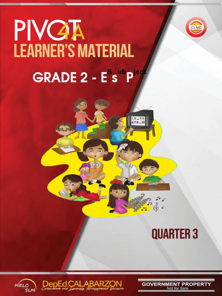 Grade 2 - E S P | PDF