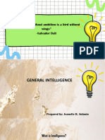 General Intelligence - Cluster 1