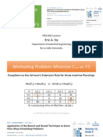 Ignall-Schrage Method For Minimizing Makespan in F3