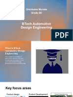 BTech Automotive Design Engineering