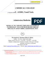 Medical PG Bulletin 2023 June 10 2023