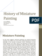 History of Miniature Painting