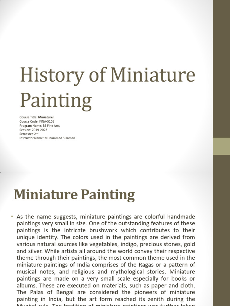 history-of-miniature-painting-pdf-paintings