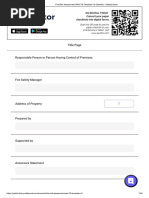 Fire Risk Assessment (PAS-79) Template V3 Checklist