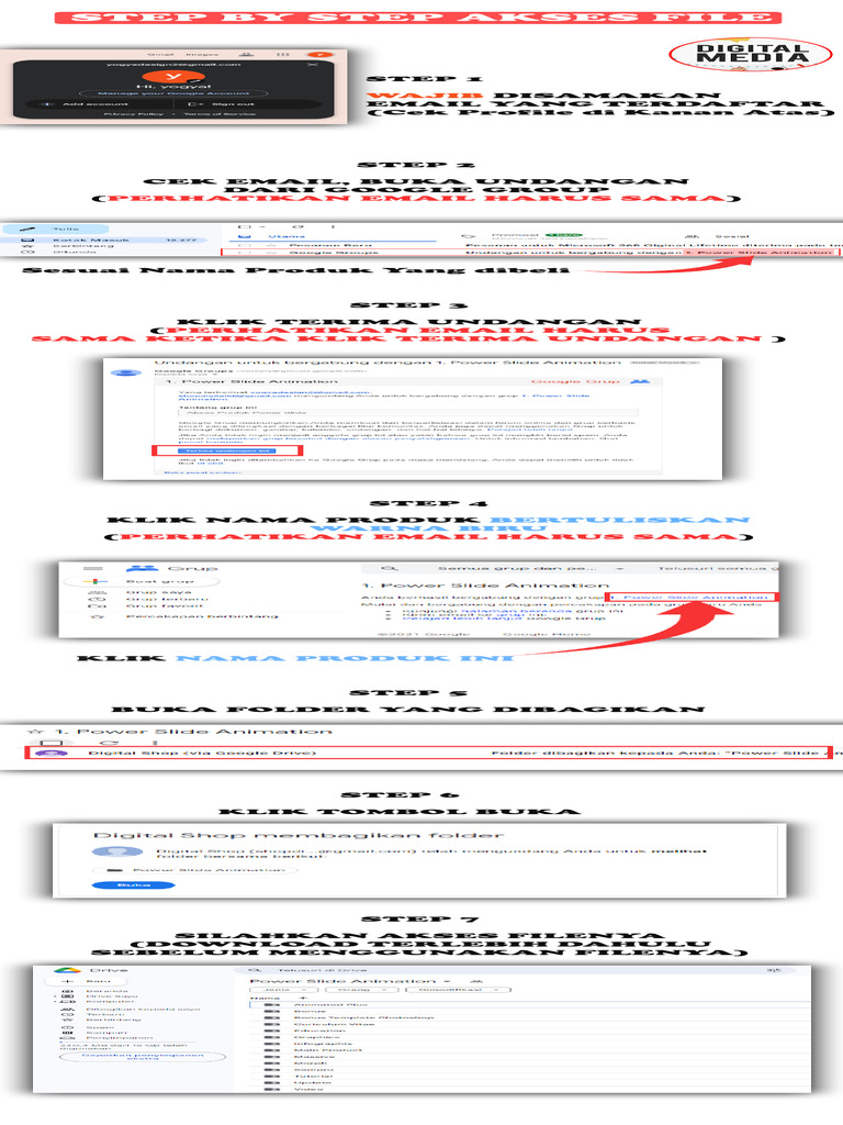 Step By Step Akses File Pdf
