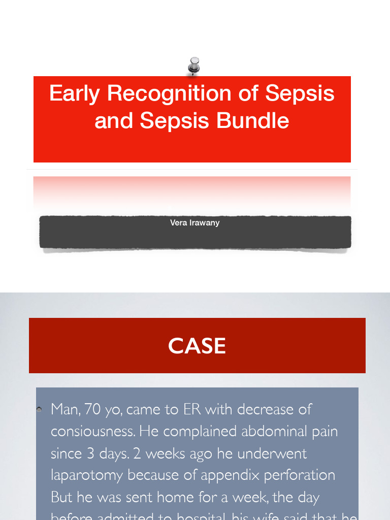 Dr. Vea Early Recognitiuon and Initial Sepsis Management Bundles WS