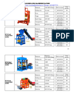 Catalog of Brick Machine