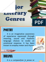 Major Literary Genres