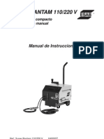 Transformador compacto 110/220 V manual soldadura