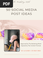 50 Social Media Post Ideas