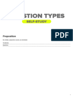 Question Types Self-Study - Preposition