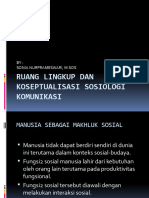 2 Ruang Lingkup Dan Koseptualisasi Sosiologi Komunikasi