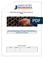 Remot Field Testing Procedure IU