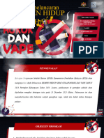 Slide Cover Tanyangan Kempen Hidup Sihat, Cegah Rokok Dan Vape Cikgugrafik