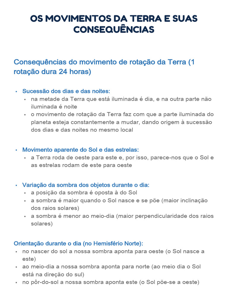 Movimentos da Terra e da Lua | PDF | Trópicos | Terra