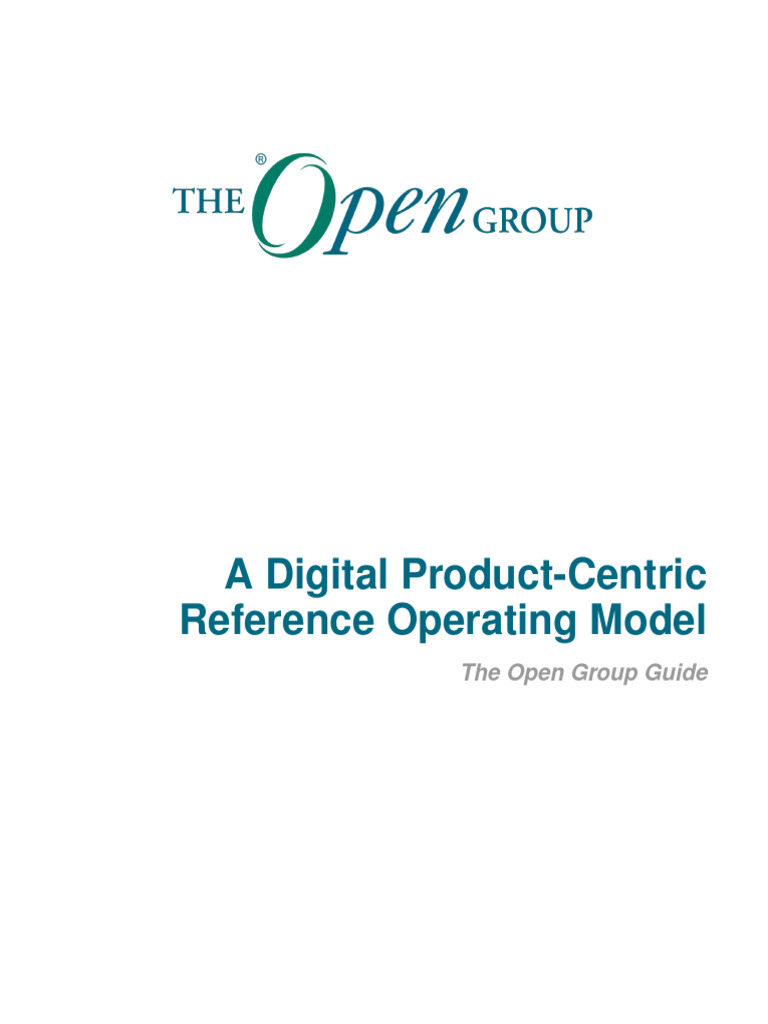 A Digital Product Centric Reference Operating Model 1701361539 | PDF ...
