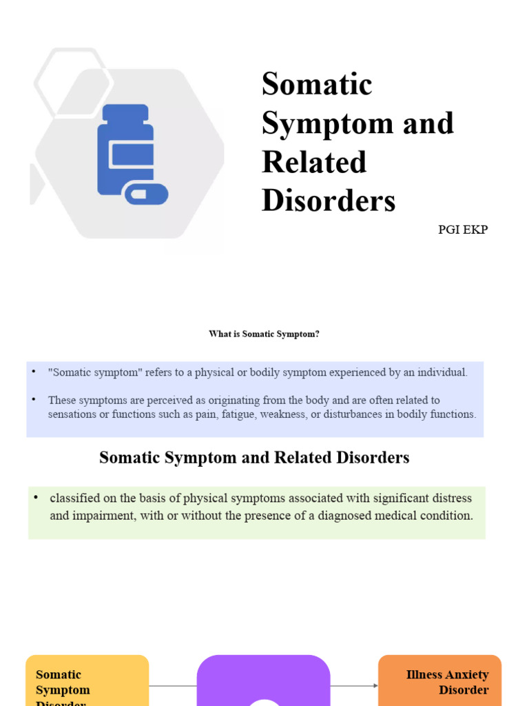 Somatic Symptom and Related Disorders | PDF | Mental Disorder | Medical ...