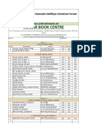 Kannada Literature Books List