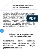 Alüminyum Isıl Işlem Esasları