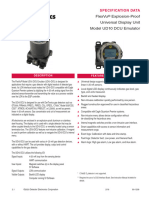 UD10 Dettronics Gas Detector Data Sheet