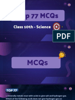 Top 77 MCQs Science (Prashant Kirad)
