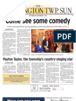 Come See Some Comedy: Payton Taylor, The Township's Country-Singing Star