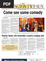 Come See Some Comedy: Payton Taylor, The Township's Country-Singing Star