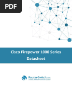 Cisco Firepower 1000 Series Datasheet