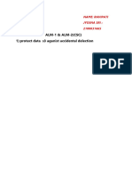 ALM-1 & ALM-2 (CSC) 1) Protect Data s3 Aganist Accidental Delection