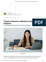 7 Steps To Become A Machine Learning Engineer - Tirendaz Academy - Heartbeat