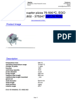 Termostat Cuptor Pizza 75-500C EGO 55.19082.802 - 375247 Mag-Pro