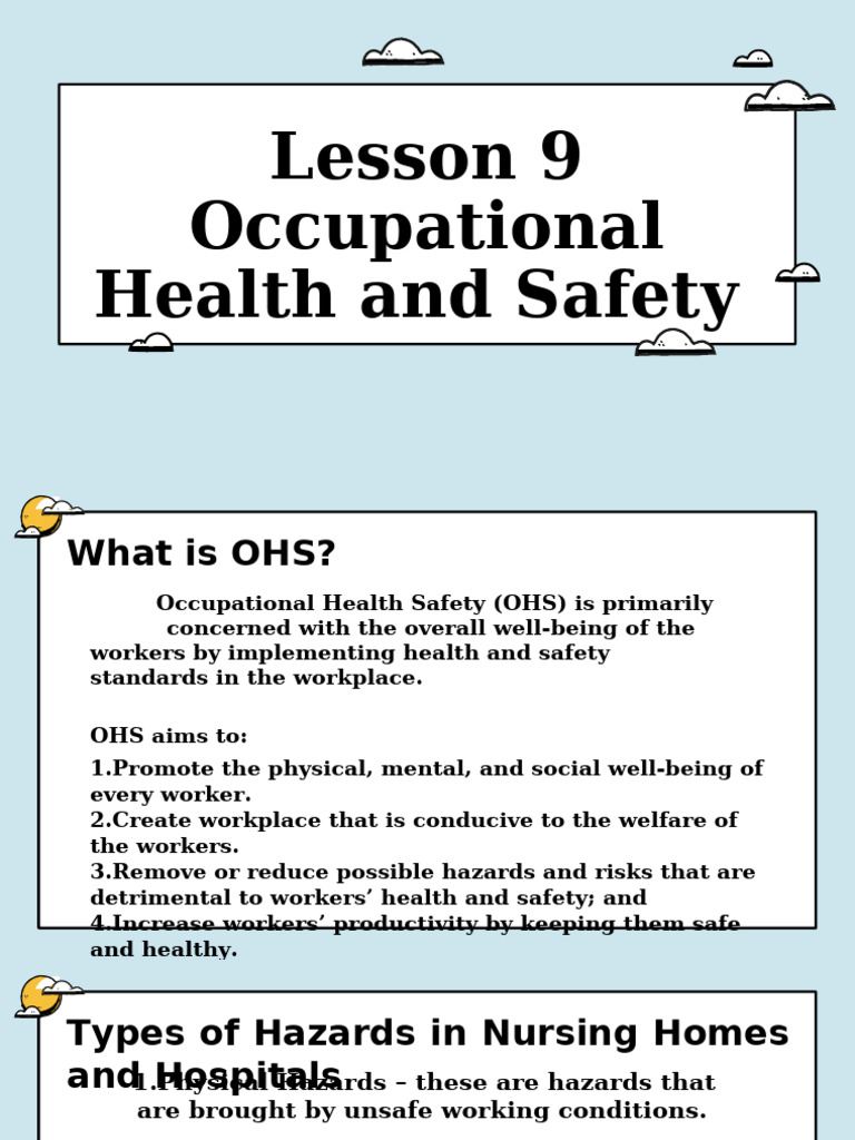 Understanding Occupational Health Safety | PDF | Occupational Safety ...