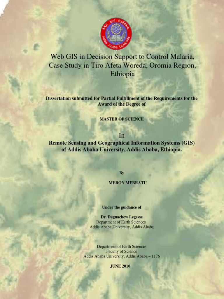 GIS for Malaria Control in Oromia | PDF | Decision Support System ...