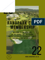 2022 Randpark Club Membership Application 14 Sept 22