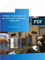 POL-2020-000002 Politique de Sauvegarde Et de Restauration de Données Xelians AM