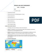 3 Climate Full Notes - 1to5units