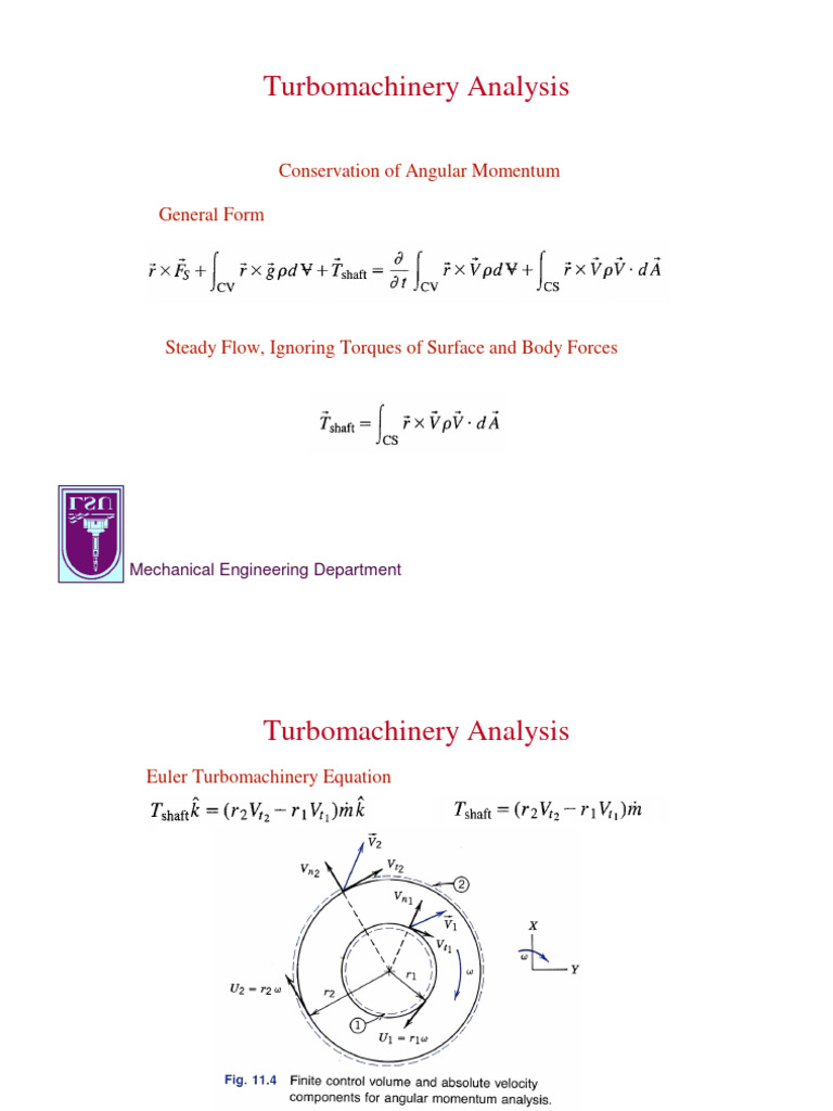 Turbomachinery Analysis | PDF | Pump | Turbomachinery